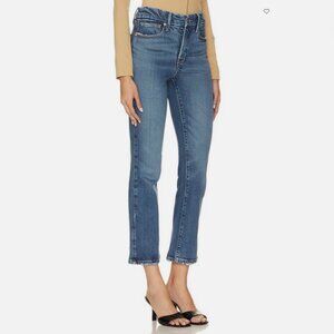 GOOD AMERICAN Good Legs Straight Crop Indigo513 Jeans Size 00/24